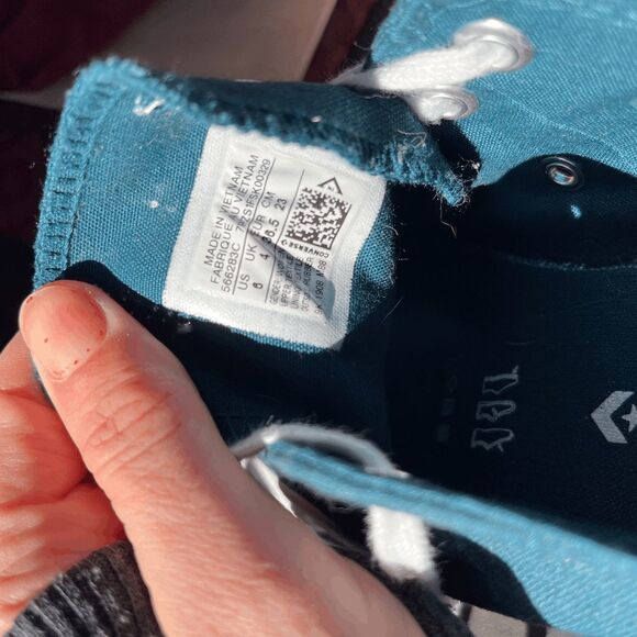 Converse Chuck Taylor All Star Lift Platform Sneakers Teal Size 6 2025 - Picture 7 of 8